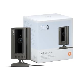 Ring Innenkamera (Indoor Camera 2. Gen.) | Überwachungskamera für den Innenbereich | 1080p-HD-Video, Privatsphäre-Sichtschutz, WLAN, ideal für Haustiere | Mini Sicherheitskamera zur Selbstinstallation