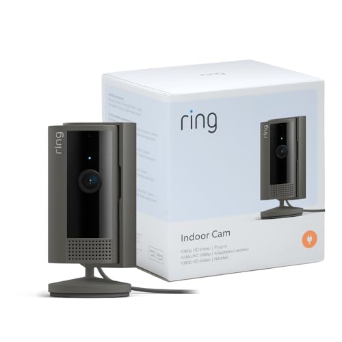 Ring videocamera interna (Indoor Camera 2ª gen.) | Telecamera di sorveglianza per animali domestici...