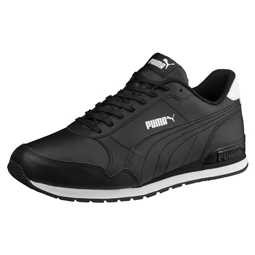PUMA Unisex ST Runner v2 Full L Low-Top Trainer, 41 EU, Puma Black-Puma...