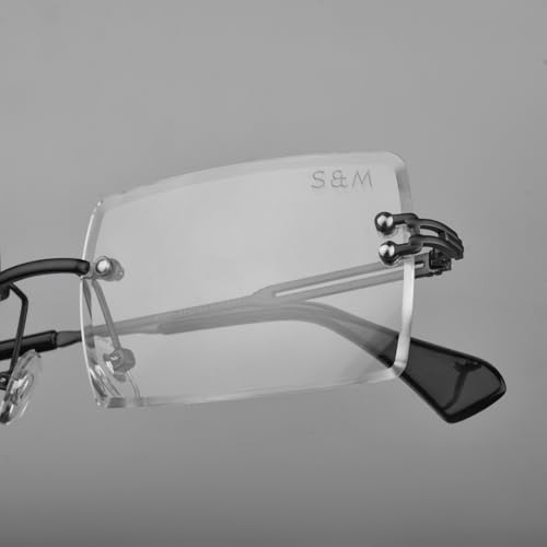 Image of SAM AND MARSHALL HARPER Eyeglass I Light Weight Frames I Rectangle Shape I Sheet Metal Frames I Prescription Friendly I Men & Women