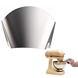 Lyreh Escudo Vertedor Batidora Compatible con Kitchenaid Recipiente para Mezclar de Acero Inoxidable, Tolva Vertedor Batidora de Acero Inoxidable Accesorio Batidora Buen Ayudante de Cocina