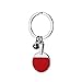 Mini Tavolo da Tennis Portachiavi Personalizzato Ping Pong Racchetta Pendente Souvenir Uomo Donne Sport Serie Serie Chiave Portachiavi Piccolo Regalo (Color : Red, Size : F)