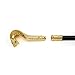 Golden Luxury Snake Handle Fashion Walking Stick for Party Decorative Walking Cane Elegant Crosier Knob Walking Stick 93cm