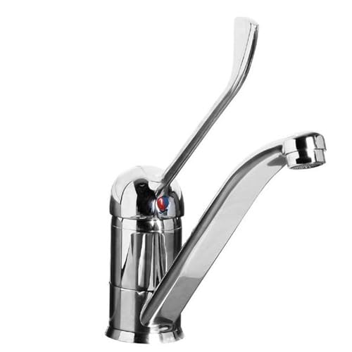 Robinet de cuisine à poignée longue mitigeur eau chaude et froide