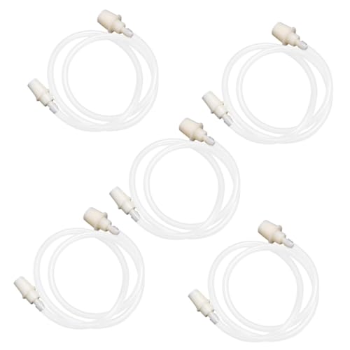 5 tubos de extensión universales para máquina de ventosas, manguera blanca conectable, resistente a altas temperaturas, para terapia de ventosas, masajes y rehabilitación miniatura 1