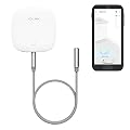 YoLink Water Leak Sensor 2,1/4 Mile World's Longest Range Smart Home Water Leak Sensor,Water Leak Detector with Built-in Siren Up to 105dB,Works with Alexa and IFTTT-YoLink Hub Required,YS7904-UC