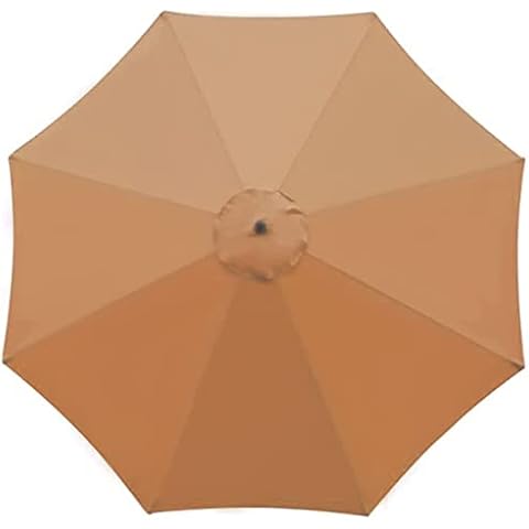 YYUYFGJ Replacement Cover For 3 M Diameter 8 Arms Cantilever Garden Parasol Replacement Canopy(Color:Khaki) Cover