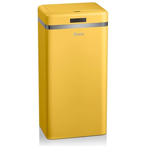 Swan Retro Cubo de Basura Cocina Automático, Sensor de Movimiento...