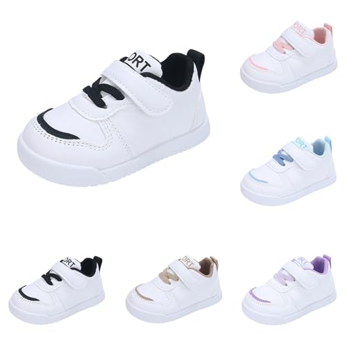Kids Sneakers Flat Non Slip Running Sport Shoes Boys Girls Outdoor Athletic No Lace Padded Sole Sneakers Lightweight