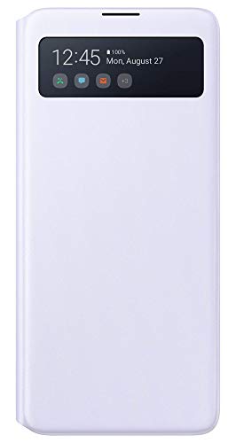 Samsung Etui S View Wallet pour Note 10 Lite Blanc clapet interactif