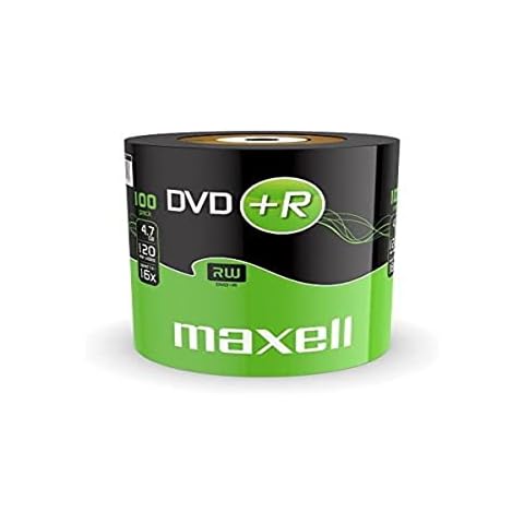 Maxell DVD+R - DVD+R vírgenes imprimibles (100 unidades) Cover