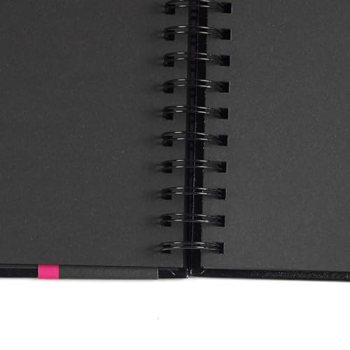Image of Anupam Slate Sketch Book A4 Spiral Bound Drawing Book Acid Free Paper 140 GSM for Artists, Professional (40 Sheets, 80 Pages)