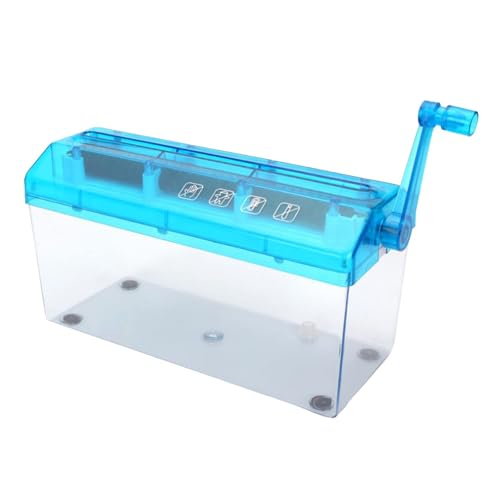 Pequeñas trituradoras manuales ligeras de mano, destructoras de documentos para eliminación segura, escuelas, oficinas, papel de papelería