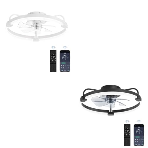 Ventilateur de plafond silencieux avec éclairage réglable pour éliminer la chaleur nocturne