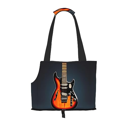 Sac de transport orange pour petits chiens et chats idéal pour les sorties urbaines