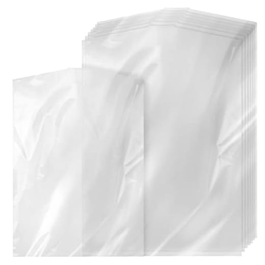 Alipis 60 Bolsas Transparentes Para Ropa Bolsas De Plástico Para Ropa Bolsas Para Polvo Y Ropa Bolsas Para Tintorería Protector De Almacenamiento Colgante Para Armario De Casa (60 * 100 Cm