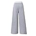 Girls Color Block Wide Leg Joggers Sweatpants Athletic Casual Kids Loose Track Pants with Pockets for Boys 4-15 Years