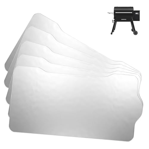 PLUSBROIL BAC521 Grease Pan Liner for Traeger Ironwood 885 28.75x15.5 Reusable Aluminum Drip Tray Liner Heavy Duty Pellet Grill Replacement Accessories