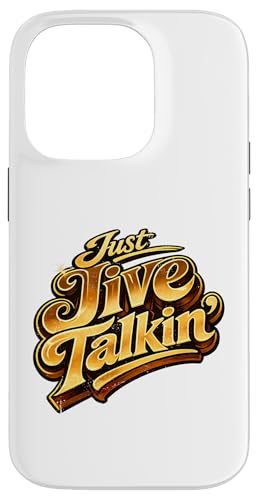 Just Jive Talkin' Retro 70s Soul Funk �f�B�X�R �^�C�|�O���t�B �X�}�z�P�[�X iPhone 14 Pro �p