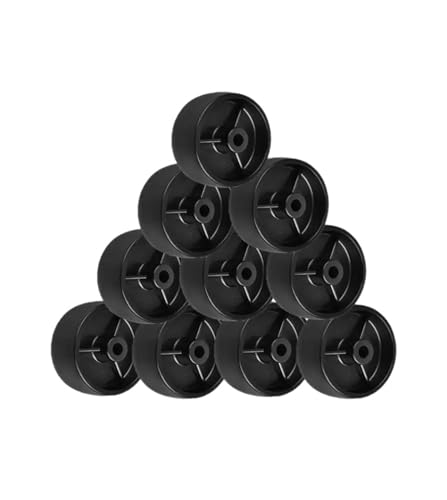 Roulettes 2 pouces noires PP roue simple meuble diamètre 5cm - 2