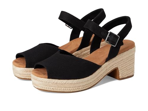 TOMS Women's Isla Peep Toe Heeled Sandal