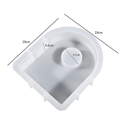 Allazone Clock Resin Molds, Arch Clock Casting Molds, Table Clock Resin Molds With 2 Clock Movement Accessories For Diy Craft Home Decor #TOP1