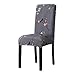 Z-Y Fodera Sedia Copertura Sedia Stampa 1/2/4 / 6pcs Stampato Elastico Sedia da Pranzo Covers Spandex Stretch Chair Slipcovers Protezione Antipolvere per Matrimonio per Banchetti #z