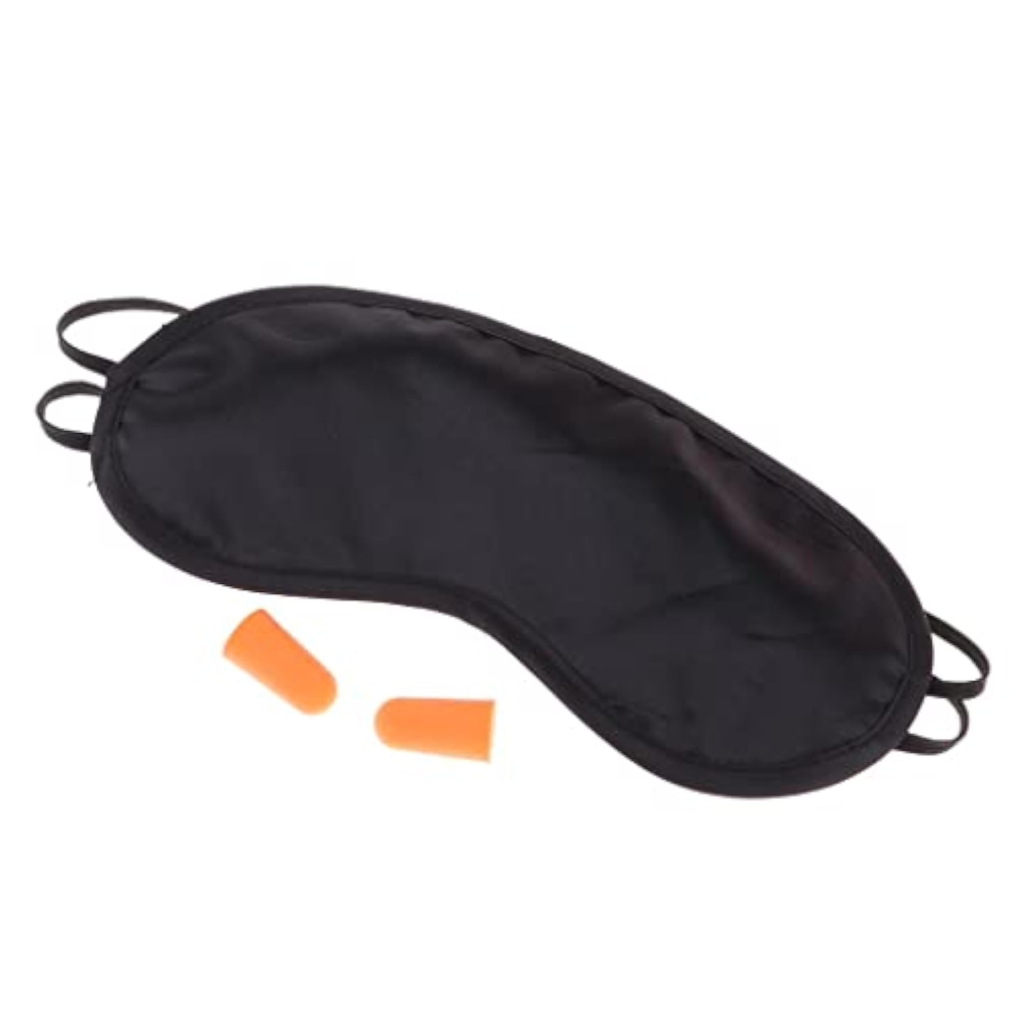 3in1 Travel Office Set with Eye Mask, Pillow, Ear Plugs, Black