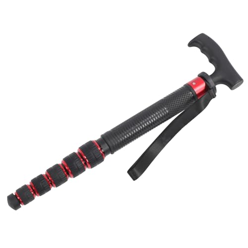 PLKYZMCDK Monopie para cámara, monopie telescópico extensible con mango de bastón, monopie de viaje de aleación de aluminio para DSLR y smartphones, altura de 68,5 pulgadas con tornillo de 1 - imagen 7