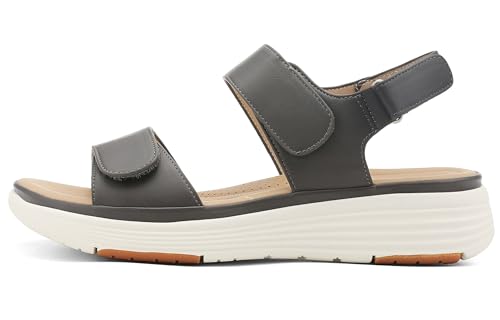 Image of UBFEN Womens Platform Sandals Wedge Walking Comfortable Casual Adjustable Strap Lightweight Open Toe