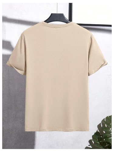 Image of RoseSeek Men's Color Block Short Sleeve Tee Shirts Casual Crewneck T Shirt Trendy Summer Tops