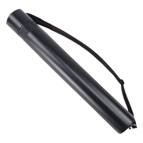 SUNCN アートワークキャリングチューブ、ストラップ付きポスターチューブ | ポータブル拡張可能なポスター収納ケース 多目的アートワークキャリングケース、マップ用の遮光図面保管