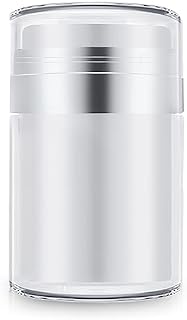 Airless Pump Jar 100ml Refillable Travel Cream Bottle Portable Cosmetic Container Vacuum Jar Pot (XL)