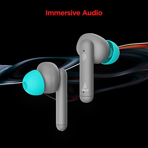 Image of boAt Airdopes 141 TWS Earbuds with 42H Playtime, ASAP Charge, IWP, IPX4 Water Resistance, Smooth Touch Controls(Cyan Cider)