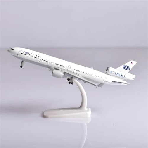 Avión de metal MD-11 de World Cargo modelo a escala de 20 cm coleccionable 5
