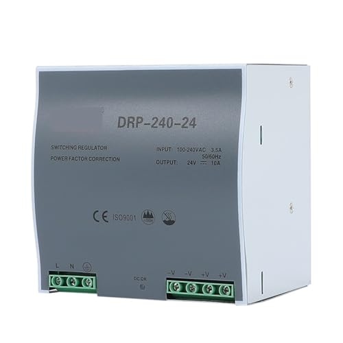 Transformateur 12V 24V CC rail DIN alimentation SMPS 24V 240W