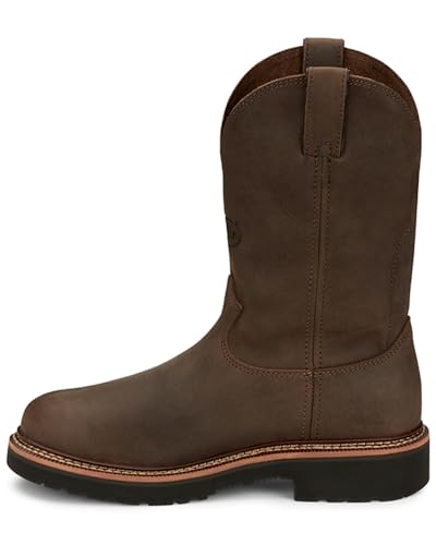 Justin Men's 11" Carbide Pull-On Work Boot Soft Toe - Ow44403