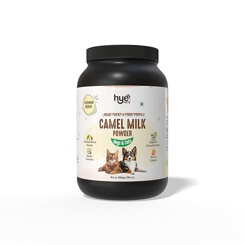 Image of HYE FOODS Pets Supports Overall Body Growth with Camel Milk Powder for Dogs and Cats | 450 Gm