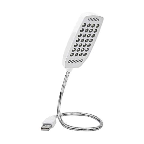 Lámpara de lectura USB Fdit LED 28 con cuello de cisne flexible Cover