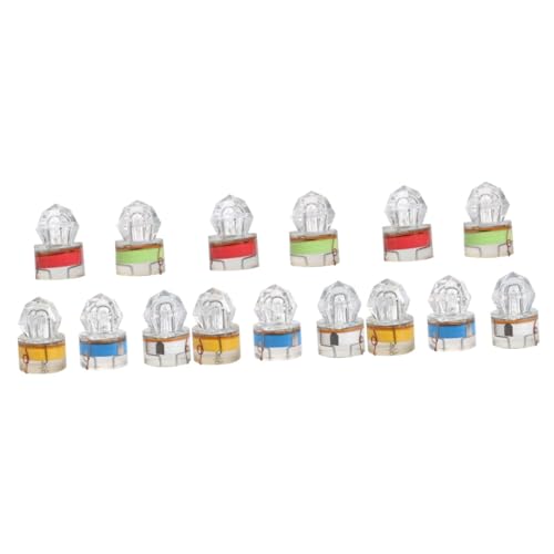 Mikikit 3sets Deep Sea Fish Lure Lamp Underwater Lights for Night Fishing Led Underwater Fishing Light Lamp Waterproof 1000m Depth 5pcs*3