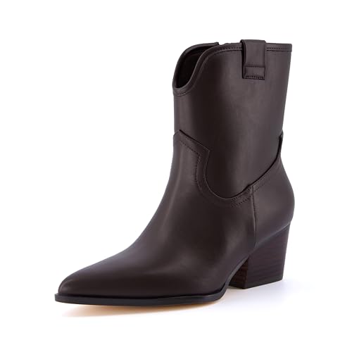 CUSHIONAIRE Women's Roxy Western boot +Memory Foam, Wide Widths Available