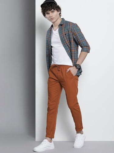 Image of THE Indian Garage CO Men Linen Jogger Trouser