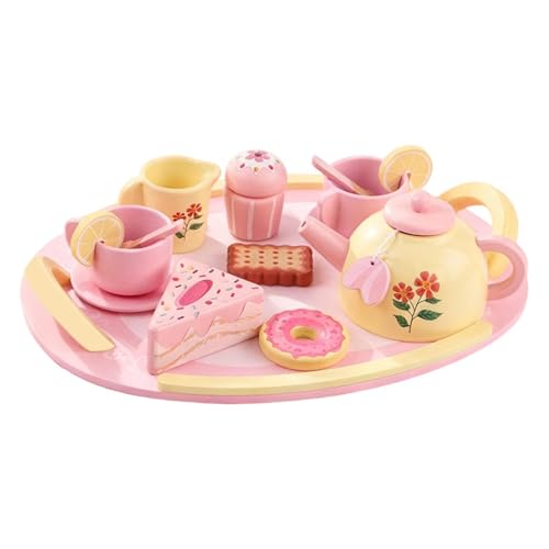 Cadeau pour la fête des enfants : le service à thé en bois traditionnel
