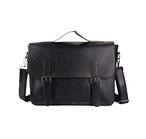 Sac à main en cuir synthétique pour homme fini les affaires froissées dans cette valise
