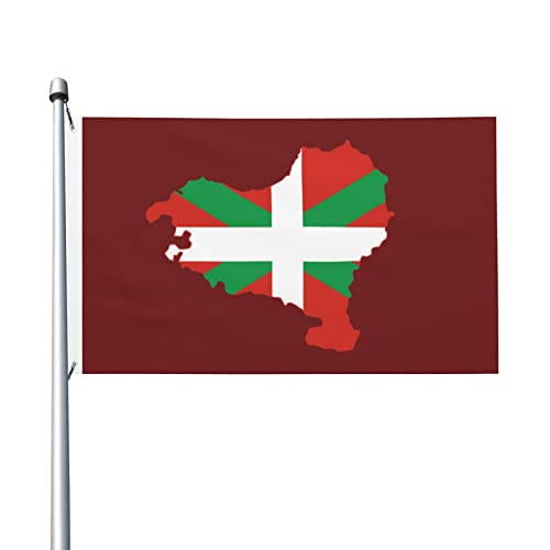 Bandera exterior País Vasco 90x150cm antidesgaste para viento y sol 2