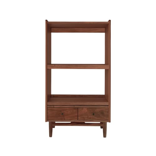 旭川家具 MUKU工房オリジナル ジャム レンジ台 ウォールナット(納期:受注生産のため約90日)_04899