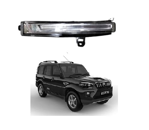 OEM Type Imported Side Mirror Indicator LED Turn Signal Light | Signal Lamp | Right Driver Side Replacement for Scorpio S10