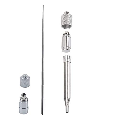 Richaoll Outdoor Cooking Survival Blow Fire Tube Tragbare Fire Starter Tube Einziehbare Edelstahl Camping Blow Fire Tube… – Bild 8