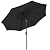 MEWAY 10ft Patio Umbrella Outdoor Umbrellas with Push Button Tilt & Crank Lift System, Large Market Deck Pool Backyard Garden Sunshade Umbrella 8 Sturdy Ribs UV Protection(10 ft, Black)