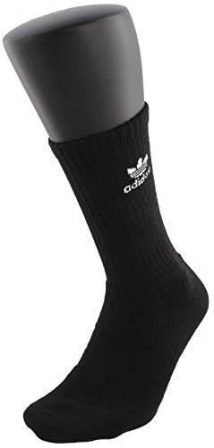 ADIDAS Originals 6 Pack Trefoil Crew Socks (Black)3